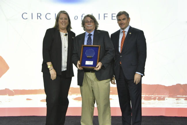 M. Michelle Hood, AHA Board of Trustees and Executive Committee, Patrick J. Coyne, Director of MUSC Health Palliative Care Program, and  Jason Spring, AHA Board of Trustees